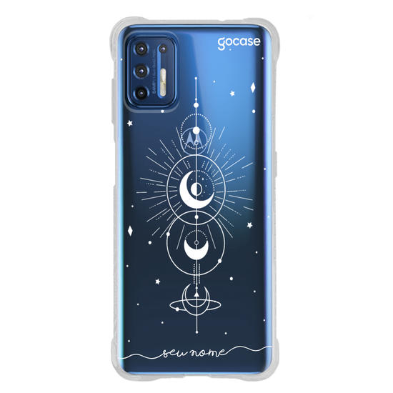 Capinha para celular Mapa Lunar White