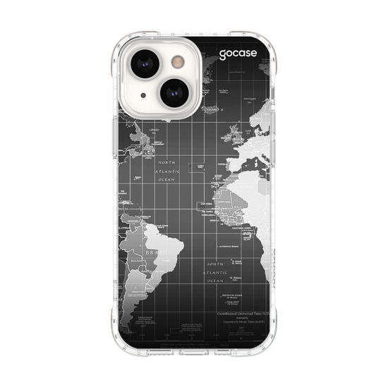 Mapa Mundi Black