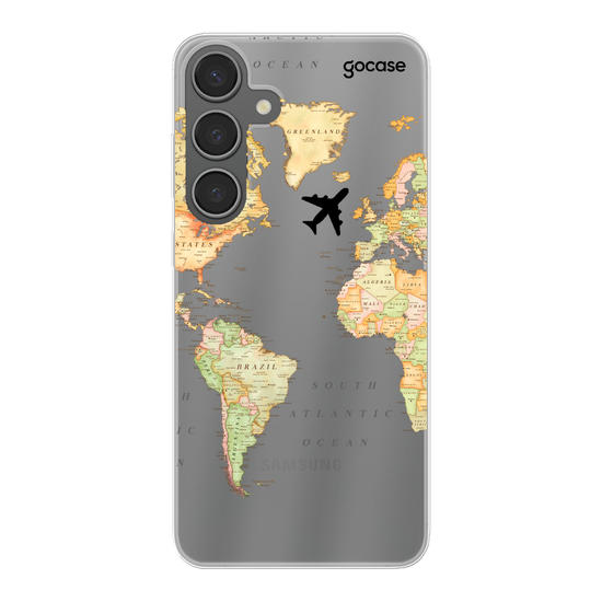 Cover World Map Clean Customizable