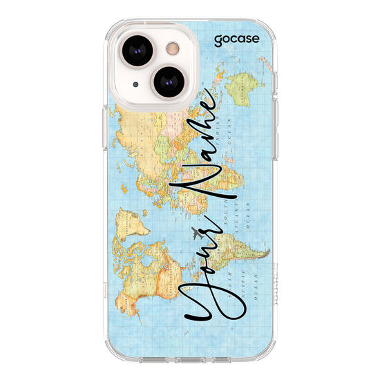 Clean Mundi Map Phone Case