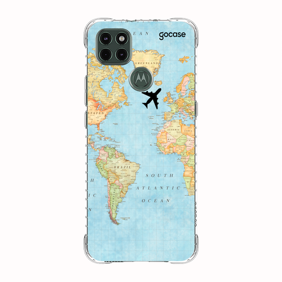 Capinha para celular Mapa Mundi Customizável