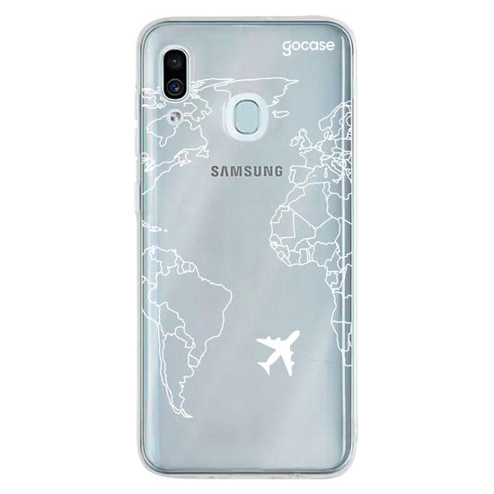 Mapa Mundi Lines Customizável