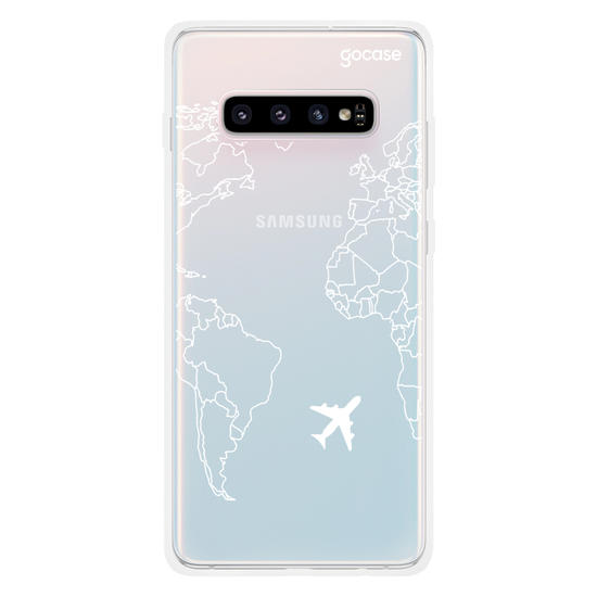 Mapa Mundi Lines Customizável