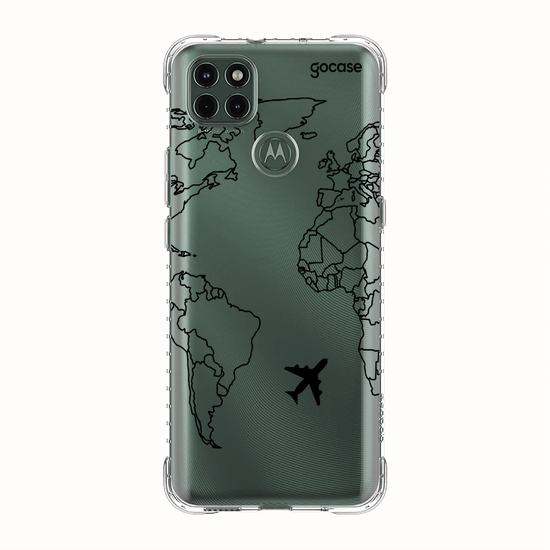 Capinha para celular Mapa Mundi Lines Manuscrita