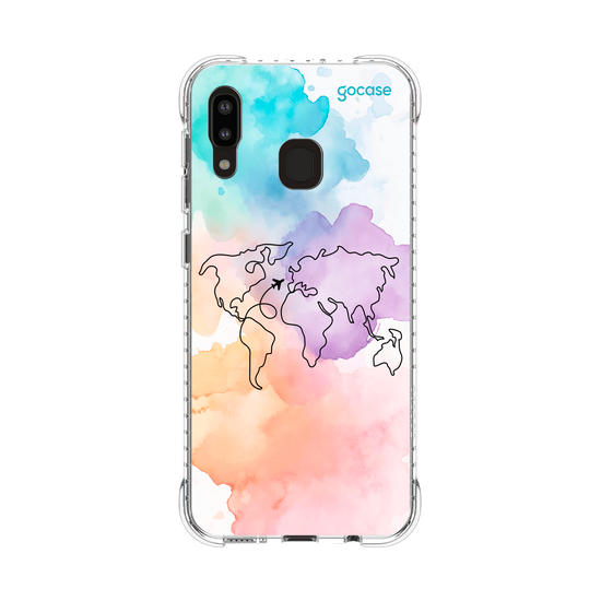 Capinha para celular  Mapa-Mundi Multicolor