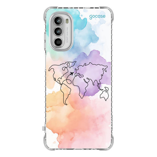 Capinha para celular  Mapa-Mundi Multicolor