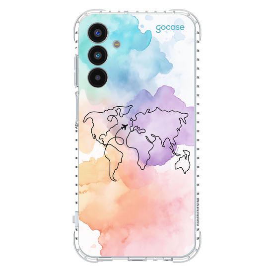 Capinha para celular  Mapa-Mundi Multicolor