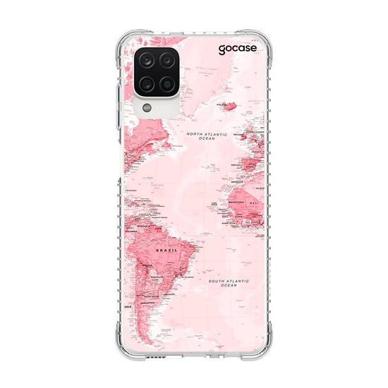 Mapa Mundi Rosa Manuscrita