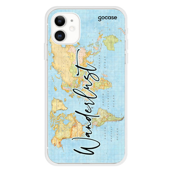 Wanderlust Mundi Map Phone Case