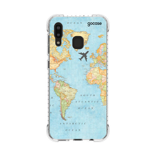 Capinha para celular Mapa Mundi Manuscrita