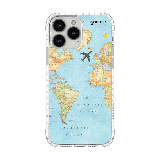 Capinha para celular Mapa Mundi Manuscrita