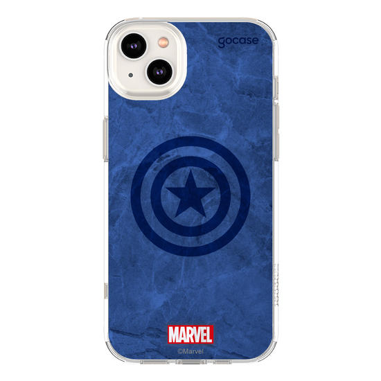 Capinha para celular  Capitão América - Símbolo Color