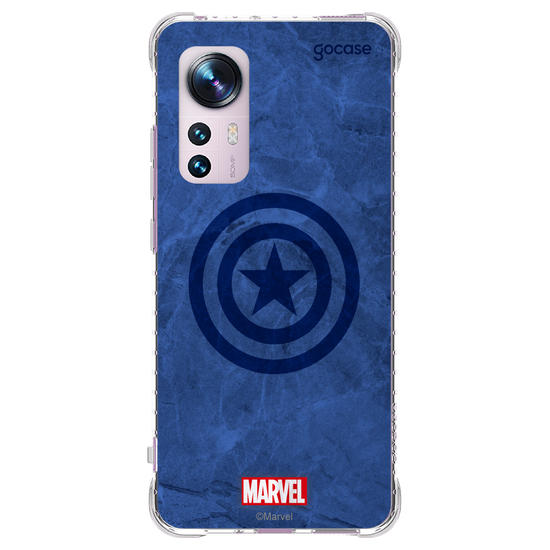 Capinha para celular  Capitão América - Símbolo Color