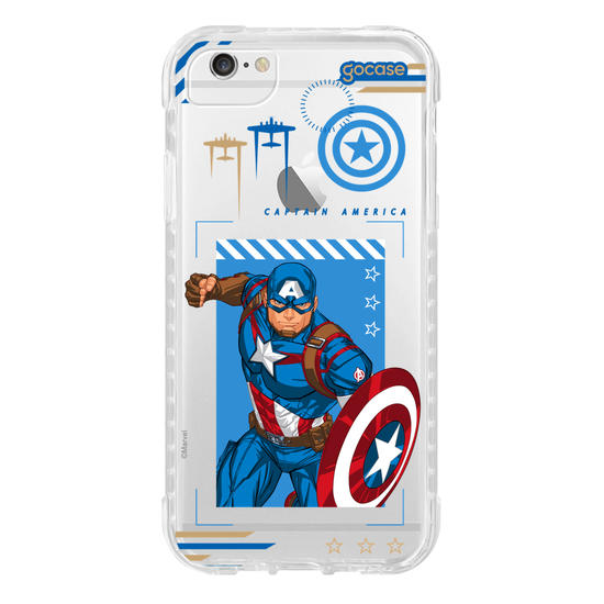 Capinha para celular  Capitão América Tech