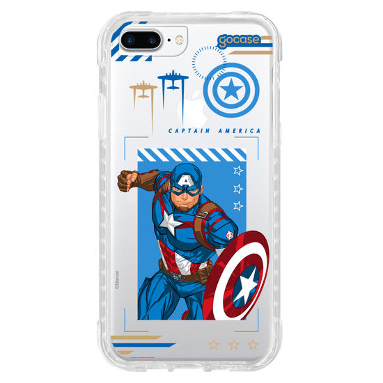 Capinha para celular  Capitão América Tech