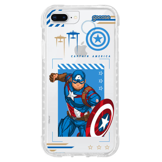 Capinha para celular  Capitão América Tech