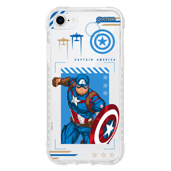Capinha para celular  Capitão América Tech