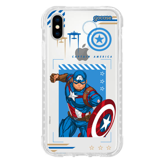 Capinha para celular  Capitão América Tech
