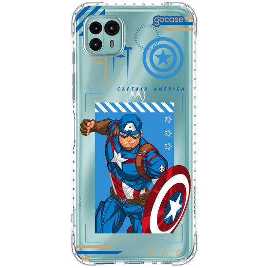 Capinha para celular  Capitão América Tech