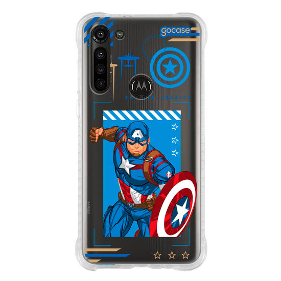 Capinha para celular  Capitão América Tech