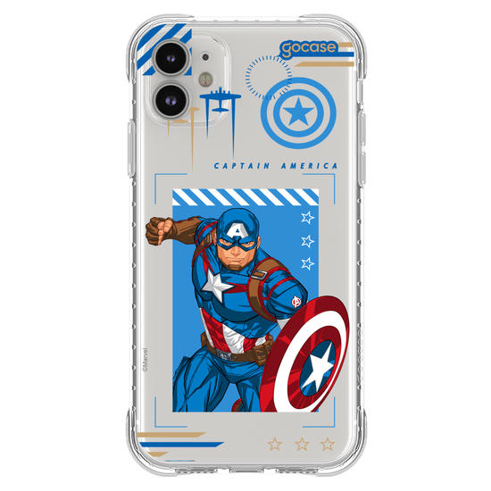 Capinha para celular  Capitão América Tech