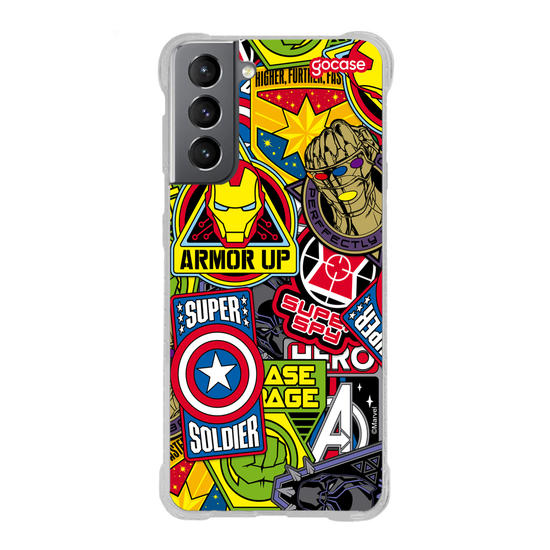 Capinha para celular Marvel Comics - Patches