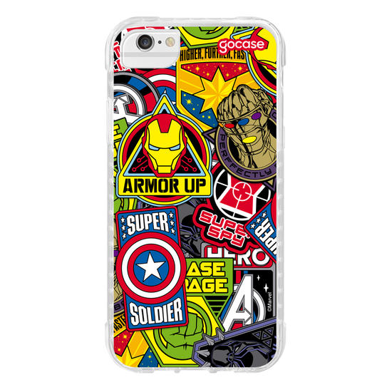 Capinha para celular Marvel Comics - Patches