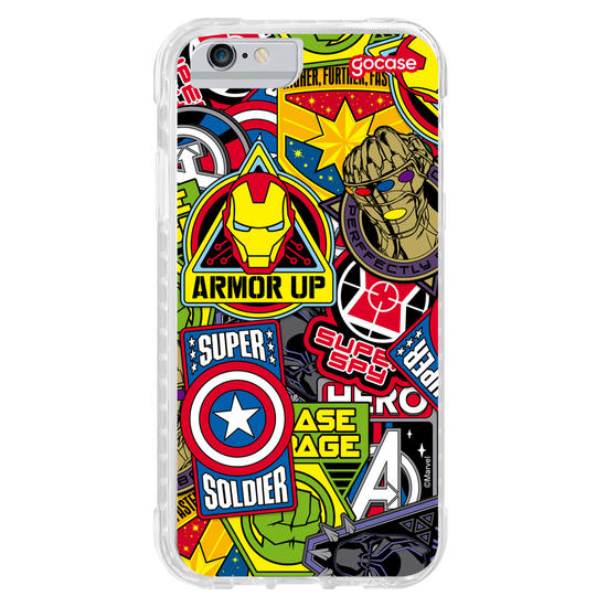 Capinha para celular Marvel Comics - Patches