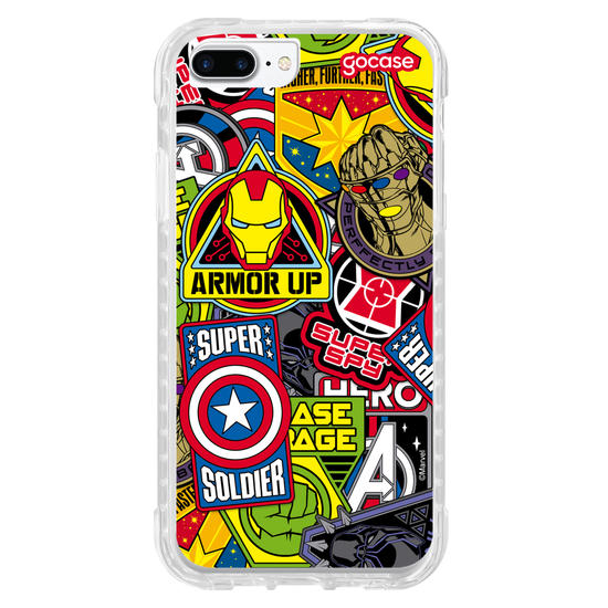 Capinha para celular Marvel Comics - Patches