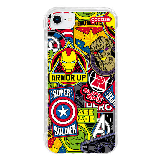 Capinha para celular Marvel Comics - Patches