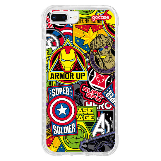 Capinha para celular Marvel Comics - Patches