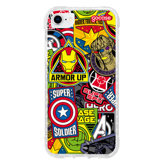 Capinha para celular Marvel Comics - Patches