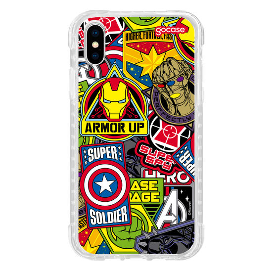 Capinha para celular Marvel Comics - Patches