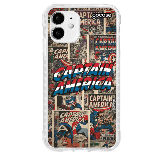 Capinha para celular Marvel - Capitão América HQ