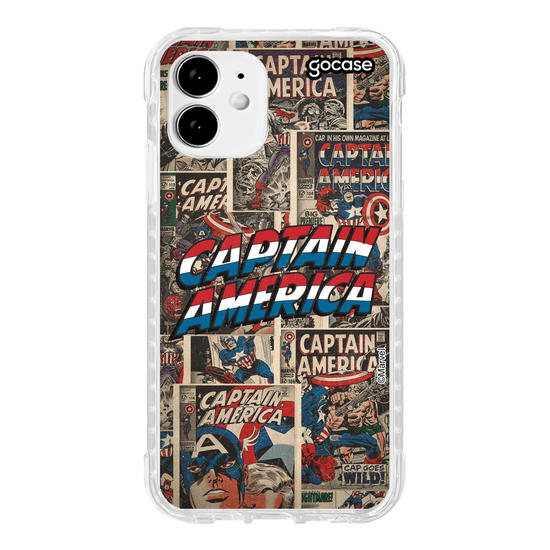 Funda para Xiaomi Poco X5 Pro 5G Oficial de Marvel Capitán América Escudo  Transparente - Marvel