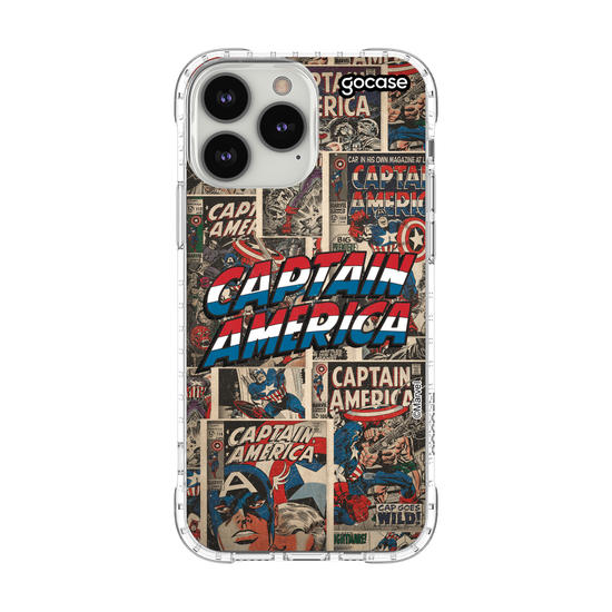 Capinha para celular Marvel - Capitão América HQ