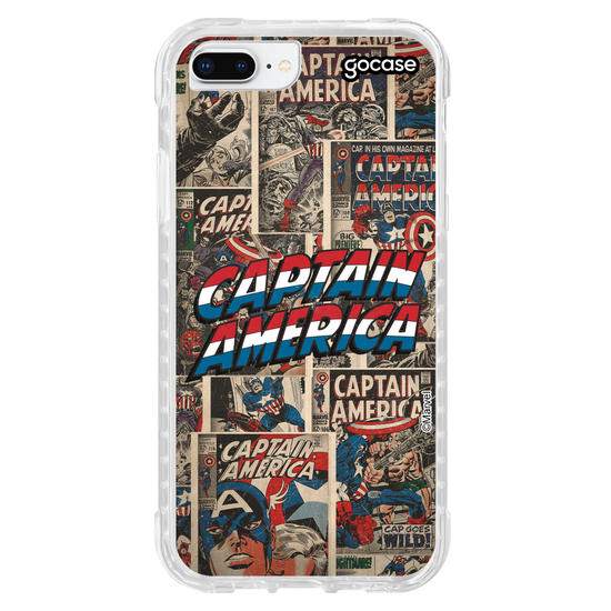 Capinha para celular Marvel - Capitão América HQ