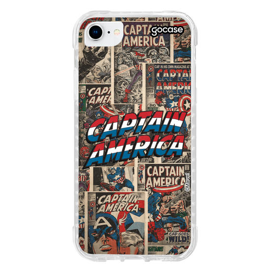 Capinha para celular Marvel - Capitão América HQ