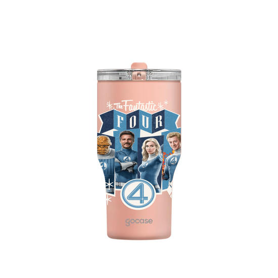 Copo Térmico Daily + Ebook -  Quarteto Fantástico -  Fantastic Retro