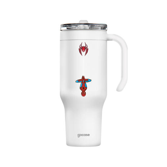 Copo Térmico Life + Ebook -  Homem-Aranha - Pendurado