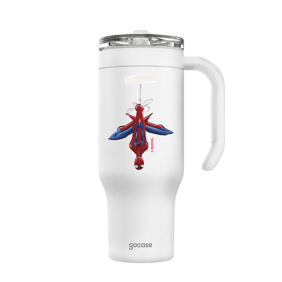 Copo Térmico Life + Ebook - Spider Upside Down