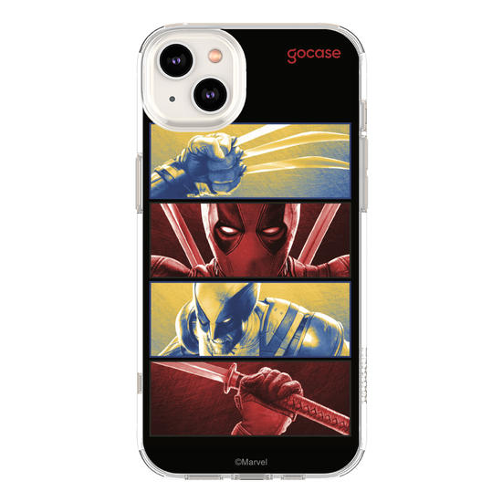 Capinha para celular  Deadpool & Wolverine - Garras e Katanas