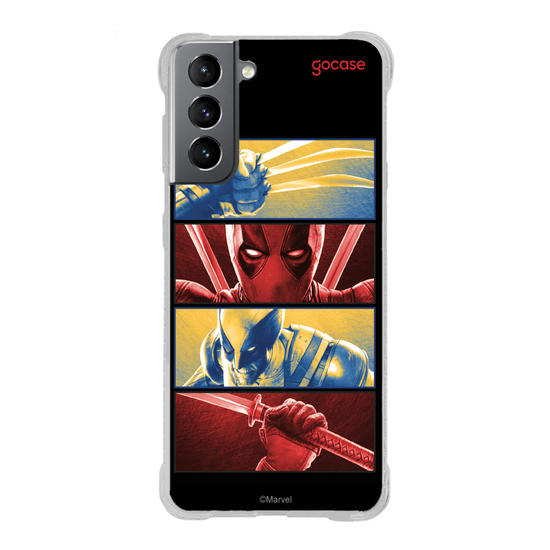 Capinha para celular  Deadpool & Wolverine - Garras e Katanas