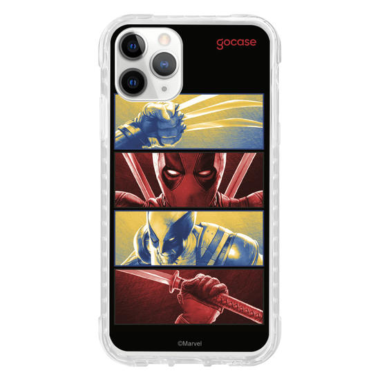 Capinha para celular  Deadpool & Wolverine - Garras e Katanas