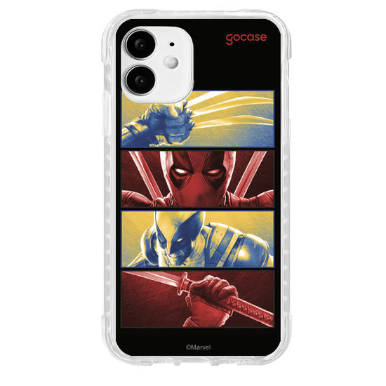 Capinha para celular  Deadpool & Wolverine - Garras e Katanas