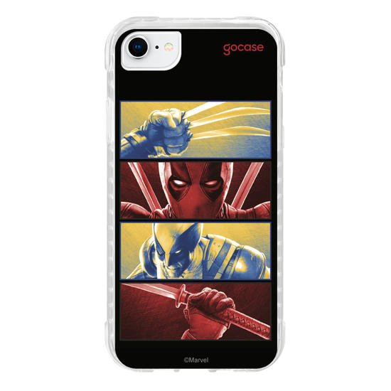 Capinha para celular  Deadpool & Wolverine - Garras e Katanas