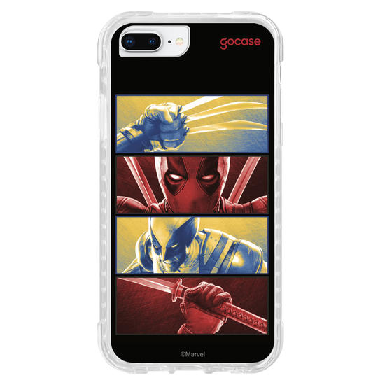 Capinha para celular  Deadpool & Wolverine - Garras e Katanas