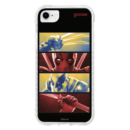 Capinha para celular  Deadpool & Wolverine - Garras e Katanas
