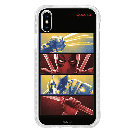 Capinha para celular  Deadpool & Wolverine - Garras e Katanas