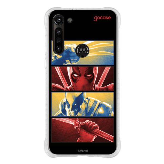Capinha para celular  Deadpool & Wolverine - Garras e Katanas